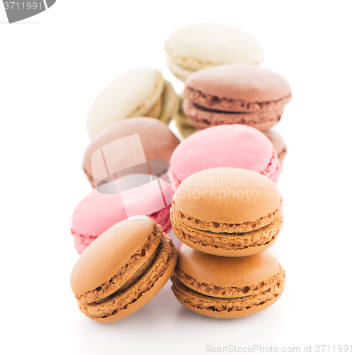 Image of Colorful French Macarons