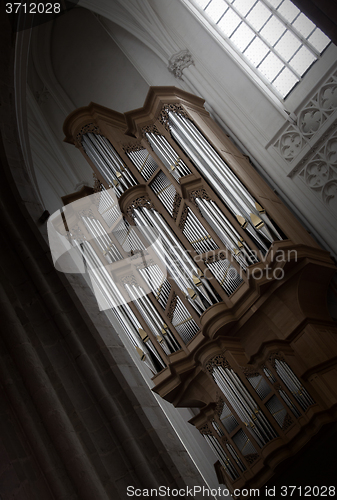 Image of Creepy image of an old pipe organ