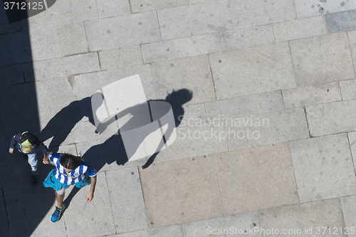 Image of EUROPE PORTUGAL PORTO PEOPLE SHADOW