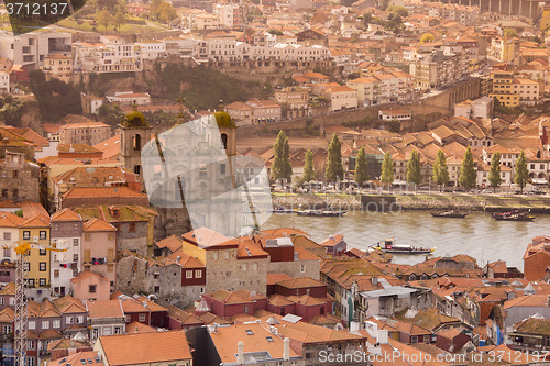 Image of EUROPE PORTUGAL PORTO RIBEIRA OLD TOWN CHURCH