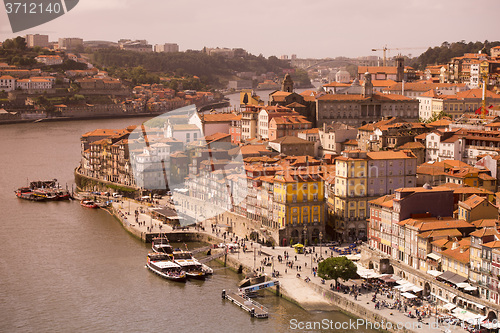 Image of EUROPE PORTUGAL PORTO RIBEIRA OLD TOWN DOURO RIVER