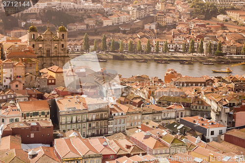 Image of EUROPE PORTUGAL PORTO RIBEIRA OLD TOWN CHURCH