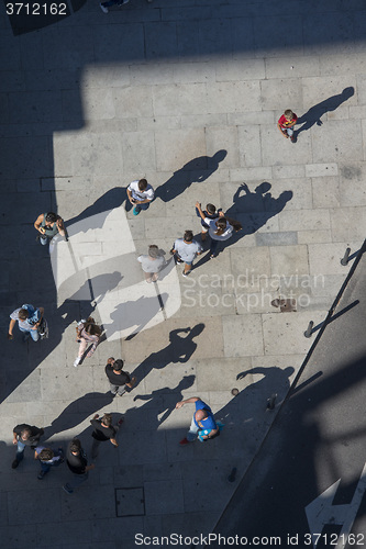 Image of EUROPE PORTUGAL PORTO PEOPLE SHADOW