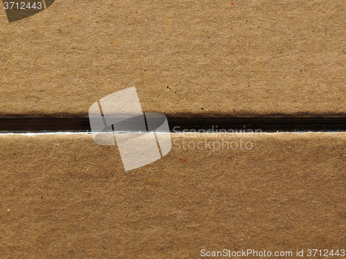 Image of Brown corrugated cardboard background