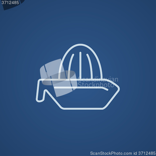 Image of Lemon squeezer line icon.