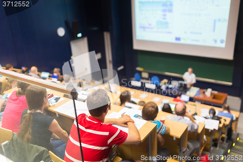 Image of Audience in the lecture hall.