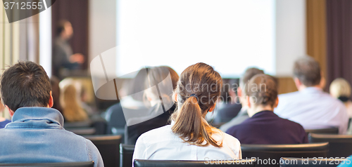 Image of Audience in the lecture hall.