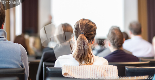 Image of Audience in the lecture hall.