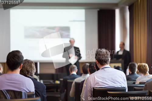 Image of Audience in the lecture hall.