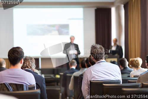 Image of Audience in the lecture hall.