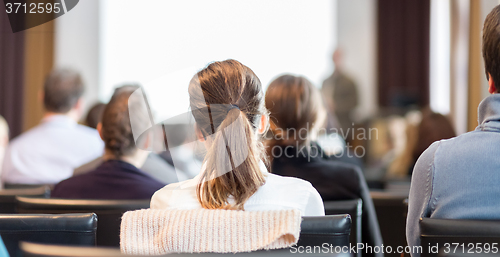 Image of Audience in the lecture hall.