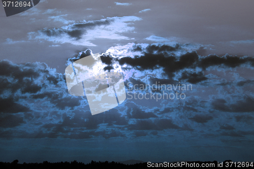 Image of Sunset Sky Background