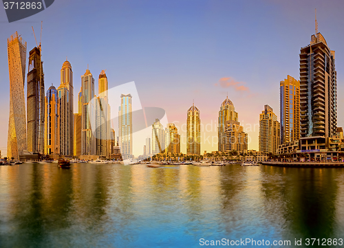 Image of Dubai Marina Skyline