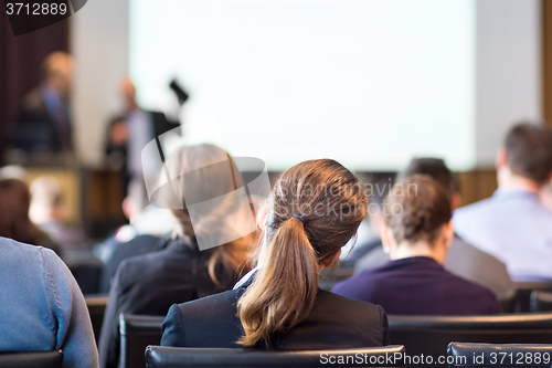 Image of Audience in the lecture hall.