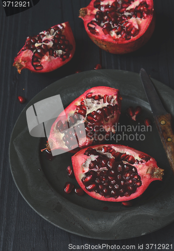 Image of Fresh pomegranate fruit