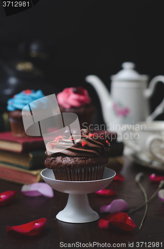 Image of Homemade Chocolate Cupcake