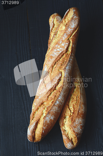 Image of Fresh crispy baguette