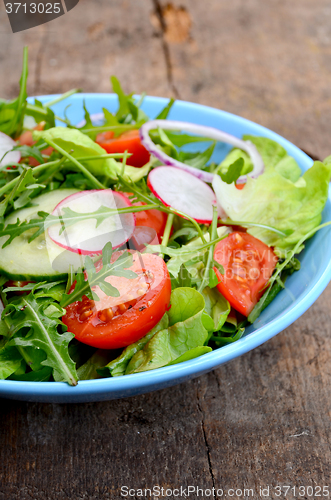 Image of fresh vegetable salad