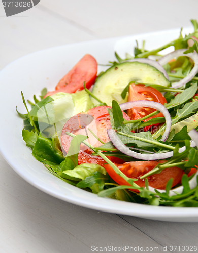 Image of fresh vegetable salad