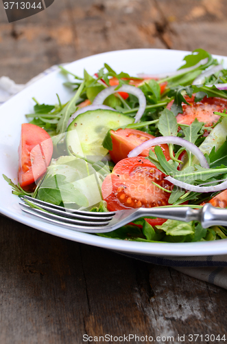 Image of fresh vegetable salad