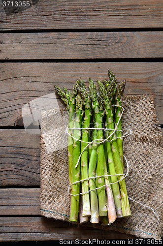 Image of  Fresh green asparagus