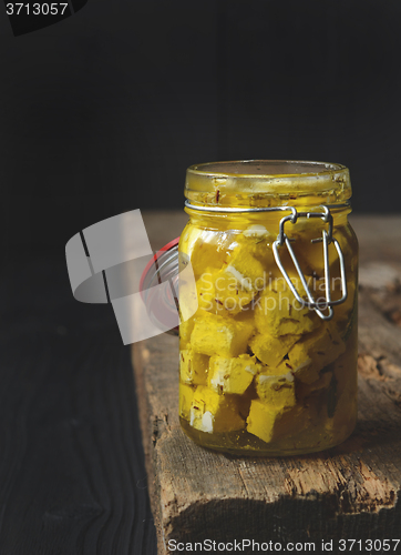 Image of Marinated feta cheese