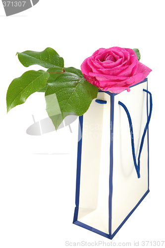 Image of Shopping Bag with Flower