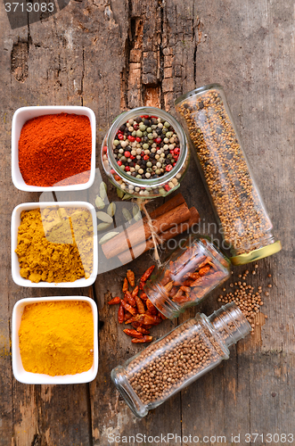 Image of Herbs and spices selection