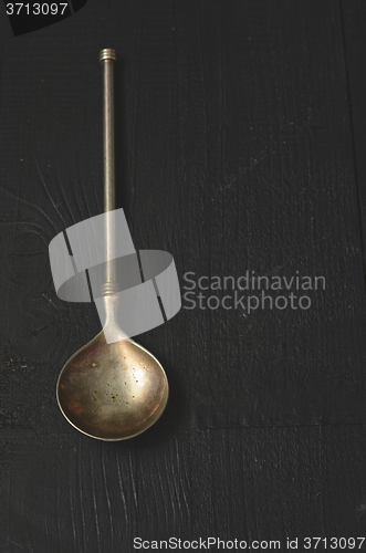 Image of Old metal spoon