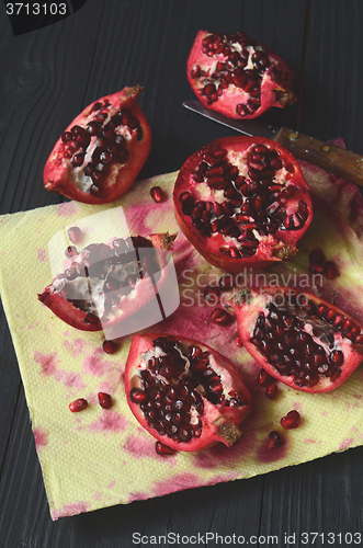 Image of Fresh pomegranate fruit