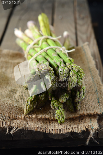 Image of  Fresh green asparagus