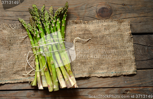 Image of  Fresh green asparagus