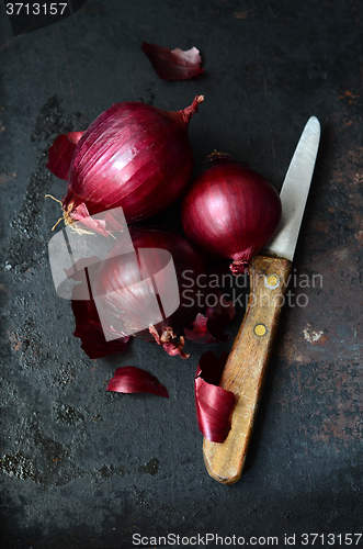 Image of Fresh red onions