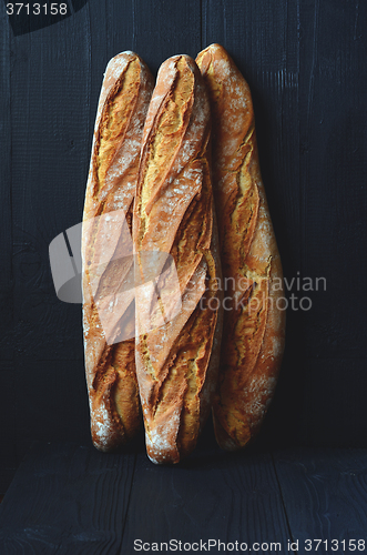 Image of Fresh crispy baguette