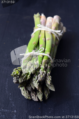 Image of  Fresh green asparagus