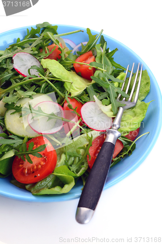 Image of fresh vegetable salad