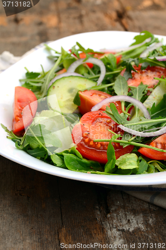 Image of fresh vegetable salad