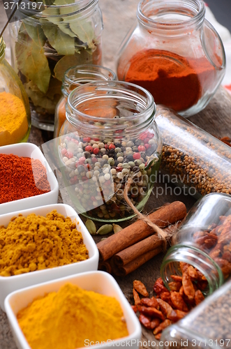 Image of Herbs and spices selection