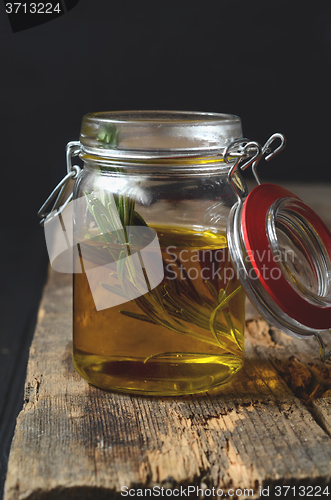 Image of Fresh rosemary and olive oil