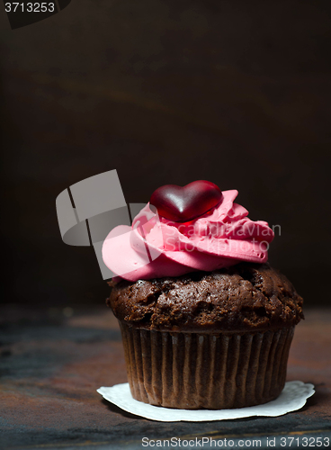 Image of  Cupcake with Mini-Hearts 