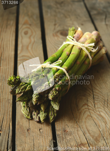 Image of  Fresh green asparagus