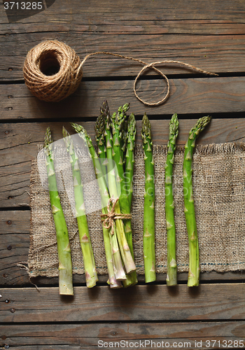 Image of  Fresh green asparagus
