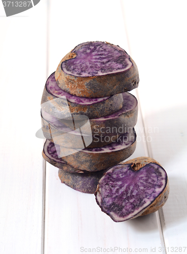 Image of Raw purple potato