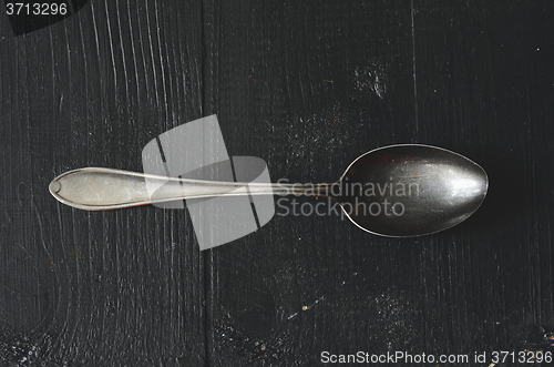 Image of Old metal spoon