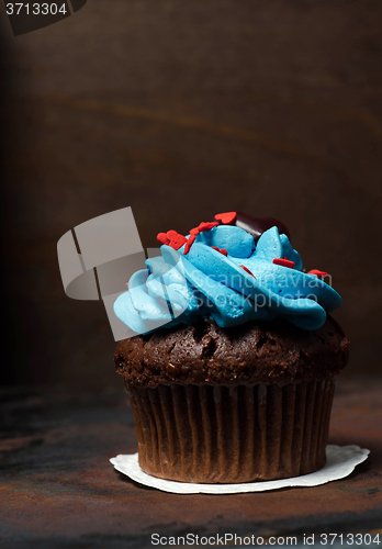 Image of  Cupcake with Mini-Hearts 