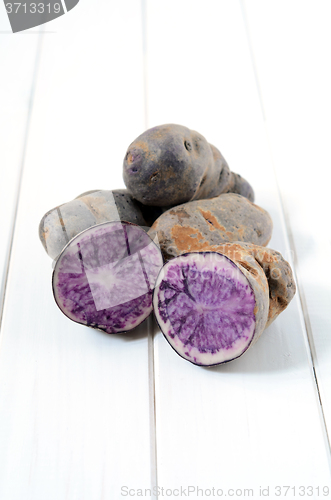 Image of Raw purple potato