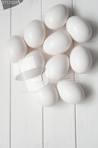 Image of Fresh White Eggs
