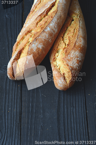 Image of Fresh crispy baguette