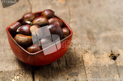 Image of Close up of chestnuts