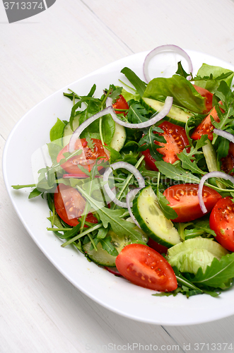 Image of fresh vegetable salad